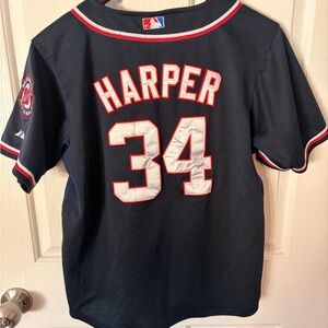 Bryce Harper Nationals Jersey - Youth Large. MLB Kids Nats.